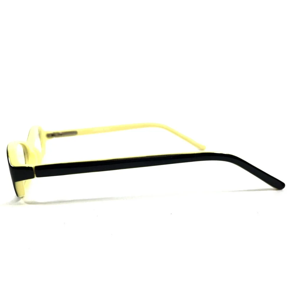 Modern Petite Eyeglasses Frames WOW BLACK/LIME Oval Black Neon Green 51-16-140